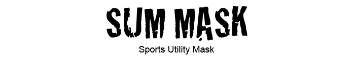 SUM MASK スポーツユーティリティーマスクのメンテナンス方法